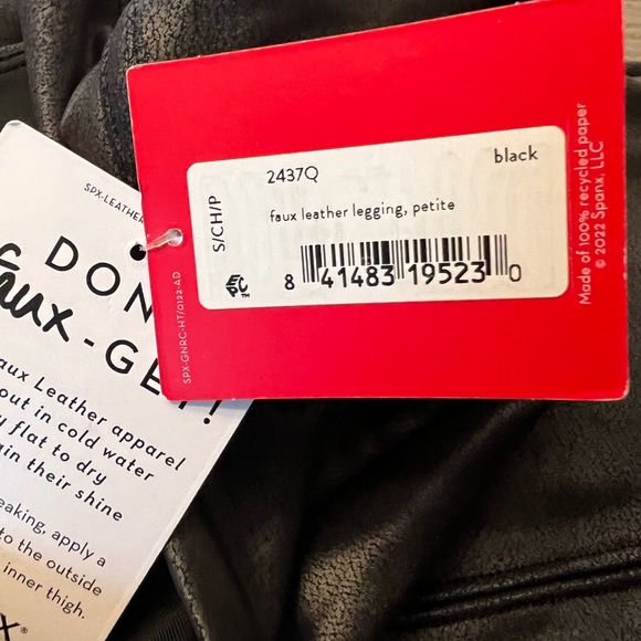 SPANX  Faux Leather Leggings - Picture 9 of 9